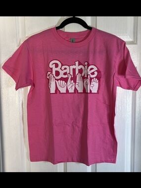 NEW! Youth T-Shirt, American Sign Language BARBIE, Gildan